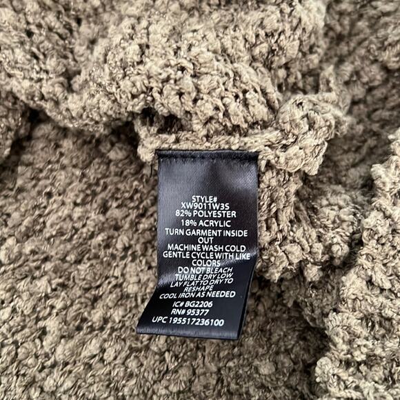 Social Standard by Sanctuary Olive Boucle Cardigan Sweater Woman's Small - Picture 8 of 10